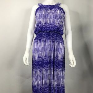 Chico's Blue White Maxi Dress